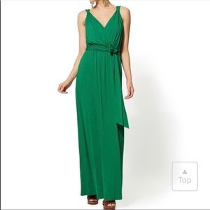 New York & Company Green Maxi